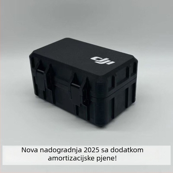 JX/07 Zaštitna futrola za DJI Action 5 Pro, 4 i 3 — plastično kućište s pjenom i pretinicom za bateriju