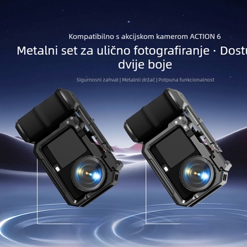 Heaxgk Aluminijski okvirni držač za Osmo Action 6 – držač i okvir
