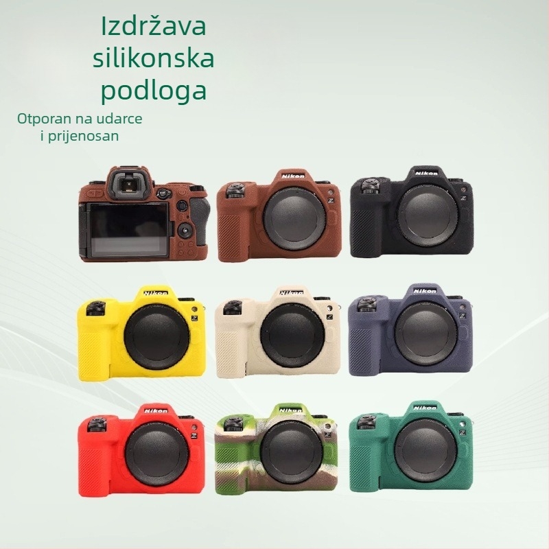 Silikonska zaštitna futrola za Nikon Z63/Z6III bez ogledala — prozračna, otporna na trošenje i otporna na rezanje, zaštitni prašnjavi poklopac za kućno skladištenje