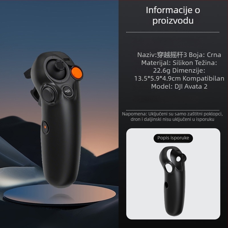 Silikonske zaštitne navlake za joystick za DJI Avata 2 daljinski upravljač (3 kom.)