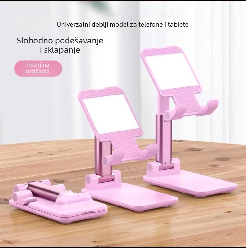 Stolni držač za telefon i tablet, sklopivi, model T9, težina 105 g, uveden na tržište 2023.