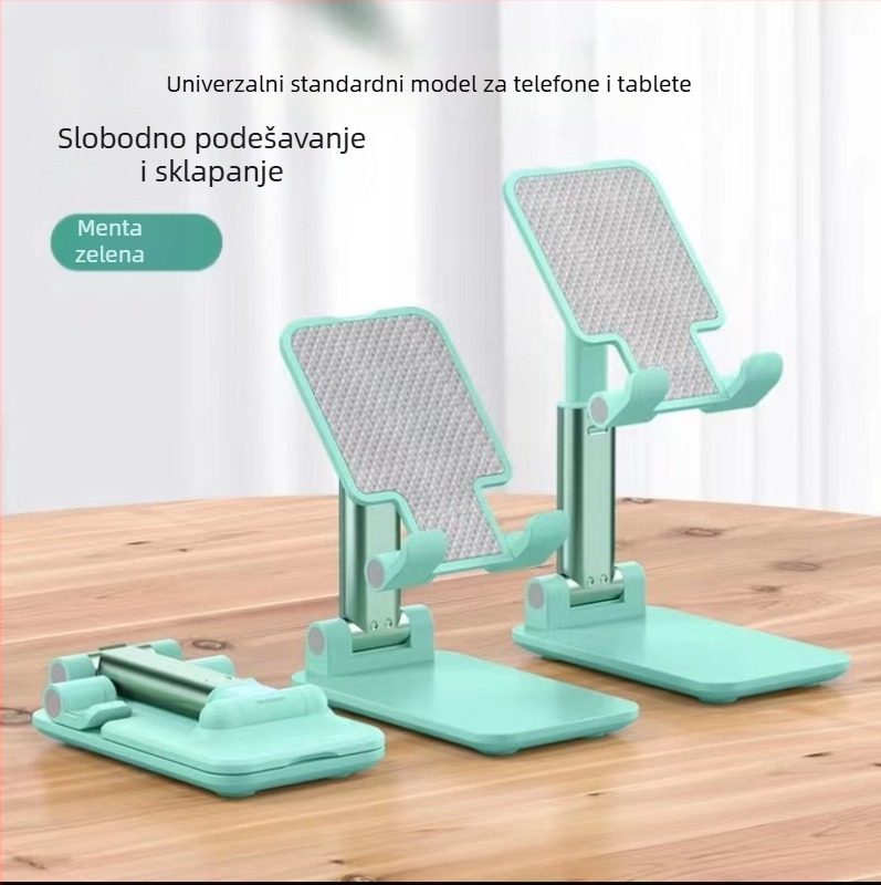 Stolni držač za telefon i tablet, sklopivi, model T9, težina 105 g, uveden na tržište 2023.