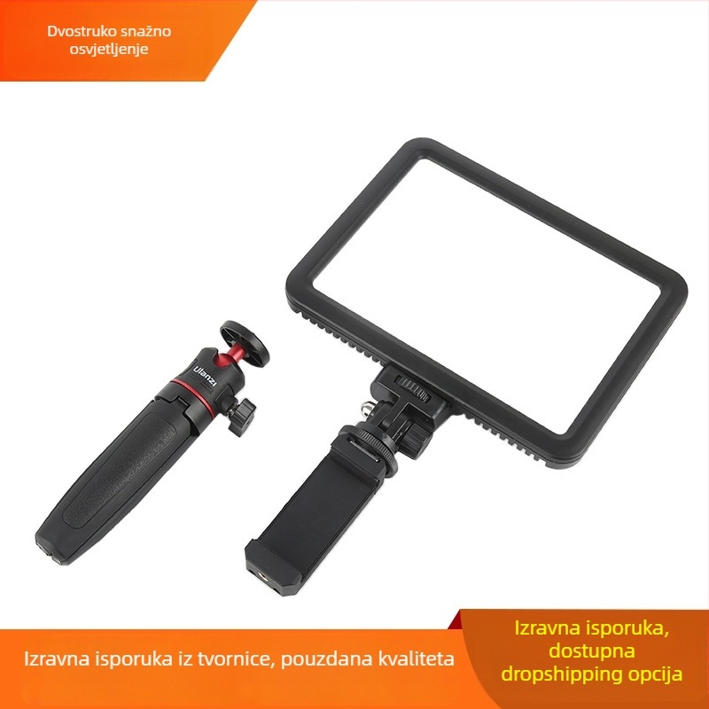 Prijenosno LED svjetlo za fotografiju – tri boje, kontinuirano podešavanje jasnije i temperature boje (2900–5700K), 110–240V, domet 5 m, model SC-012