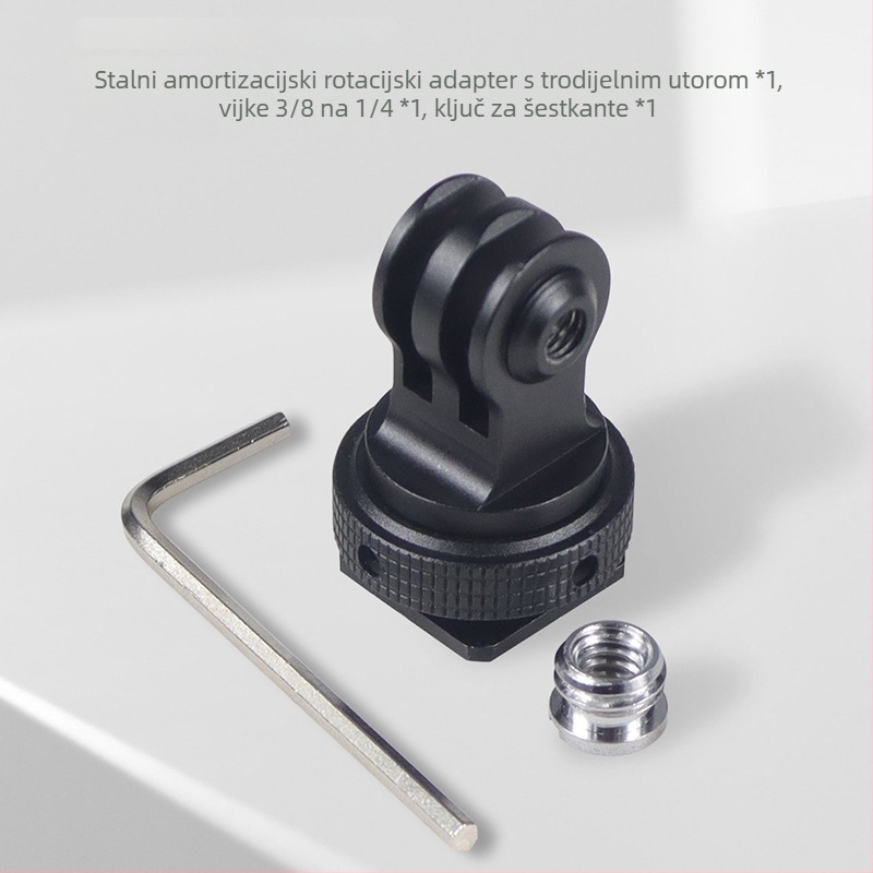Držač hladne obuće za GoPro, aluminijska legura, kompatibilan s GoPro 13/Full Series i DJI Osmo Action