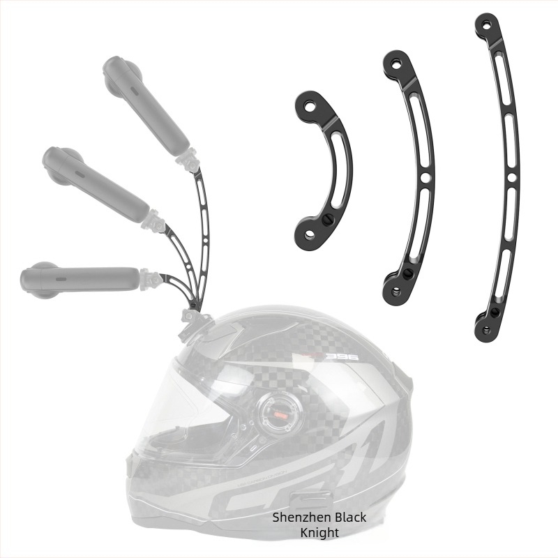 Ekstenzijska šipka za akcijsku kameru GoPro11/GoPro10 i Insta360 X3, aluminijska legura, GP155A/GP155B/GP155C, paket uključuje nosač kacige i zakrivljenu šipku