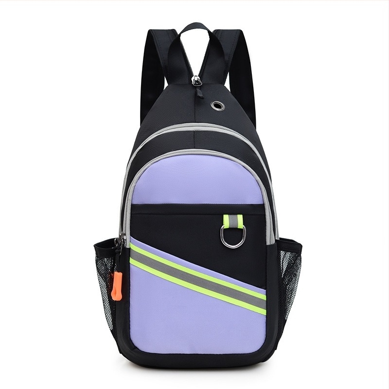 Oxford platna crossbody torba sa zatvaračem, unutarnji džepovi za telefon i ID karticu (telefon, ID kartica)