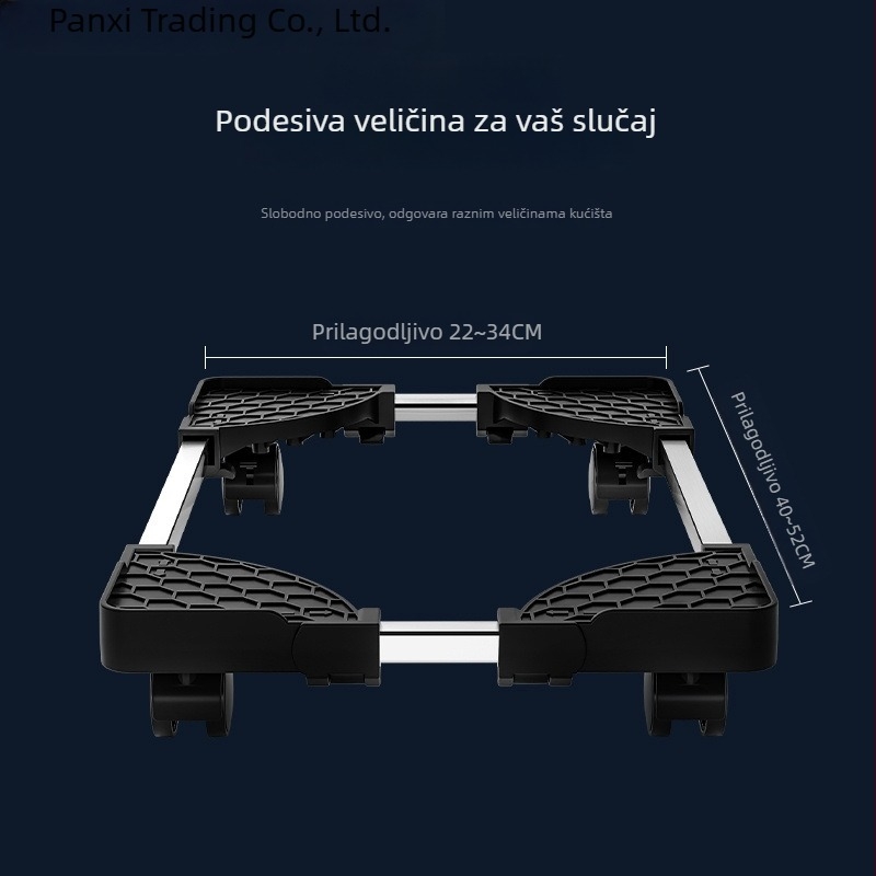 Stalak za kućno računalo – univerzalni mini stil, 6 etaža, treba instalirati, putno skladištenje