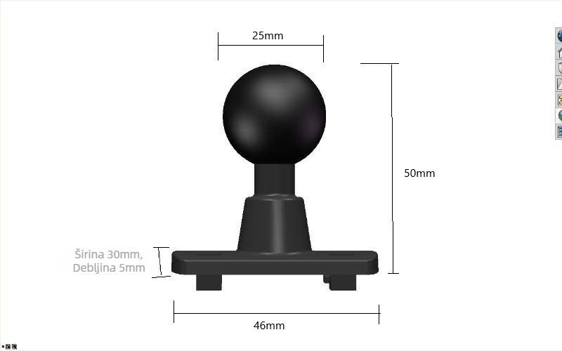 Stativ za tablet – Model PJ-0100, posebni sintetički materijali, nosivost 5 kg, radna visina 1–10 m, OEM obrada