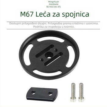 M67 nosač objektiva za podvodnu fotografiju, aluminijska legura, pretvarački prsten za širokokutni objektiv