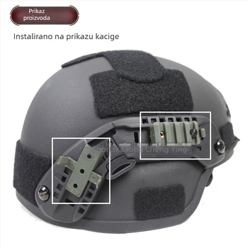 Dodatak za kacigu s tračnicom - HK-fast Fishbone Slider, najlon materijal
