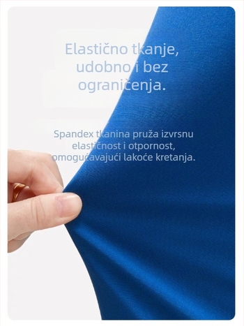 Unisex dvodijelni medicinski set – brzo-sušeći, vlage-odvodni materijal od poliester-spandeksa, dugi rukav, V-izrez, gornji dio + hlače, za sve sezone