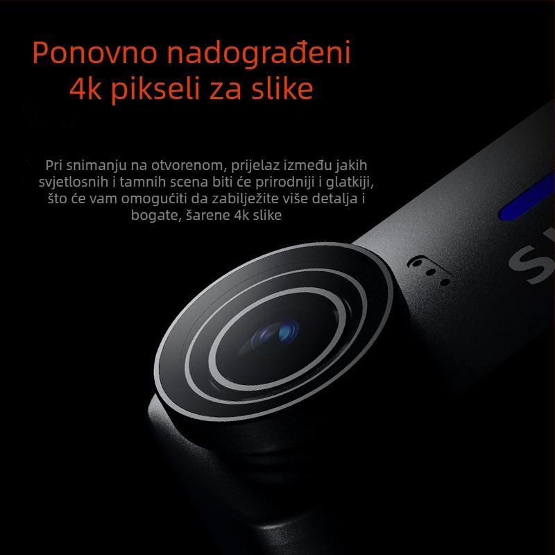 SJCAM Quick Shadow C110 FPV akcijska kamera za motocikle - 4K, 20MP senzor, anti-shake, microSD do 128GB, vodootporna kutija uključena
