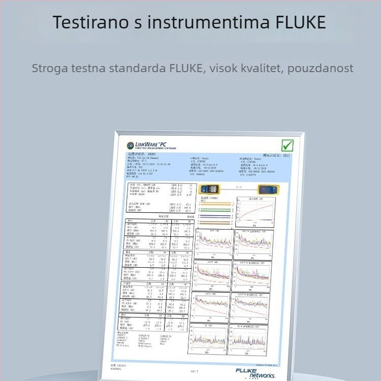 Weixun IBO 360° rotirajući Cat6 UTP mrežni kabel, dvostruki zavoj, RJ-45, 10 Gbps