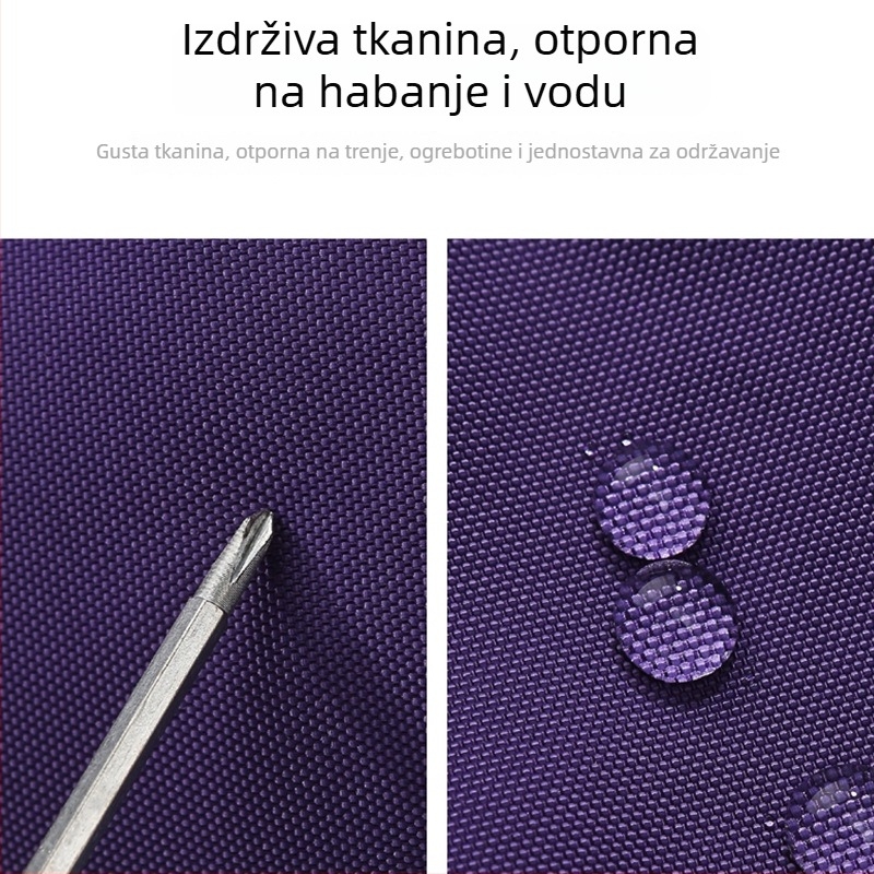 Prsna torba - gradska jednostavnost, najlon, zatvarač, unutarnji džep