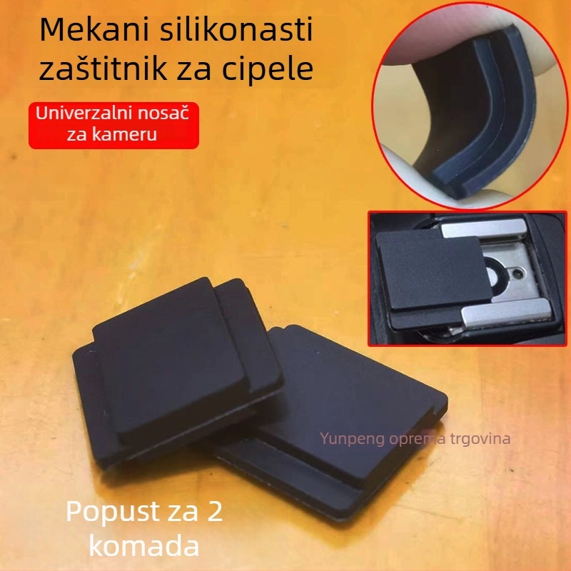 Silikonski poklopac toplog potplata fotoaparata s DIY mekanom bazom, kompatibilan s kamerama bez ogledala