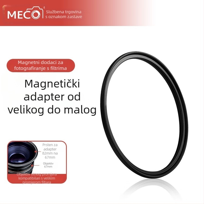 Mecoright magnetska kapica za objektiv s adapterom za filtre za DSLR i bez ogledala