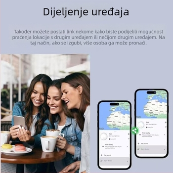 Tracker protiv gubitka, ABS kućište, 210 mAh, dimenzije 31,9×8,8 mm, težina 10,5 g, Android-kompatibilan