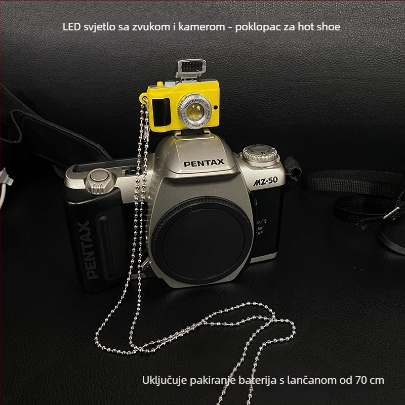 Dekorativni poklopac za hot shoe fotoaparata, motiv margareta, model 5#, kompatibilan s kamerama sa hot shoe; značajke: bljeskalica i zvuk; OEM obrada.
