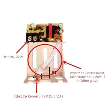 Vanjsko napajanje za CCTV 12V 2A