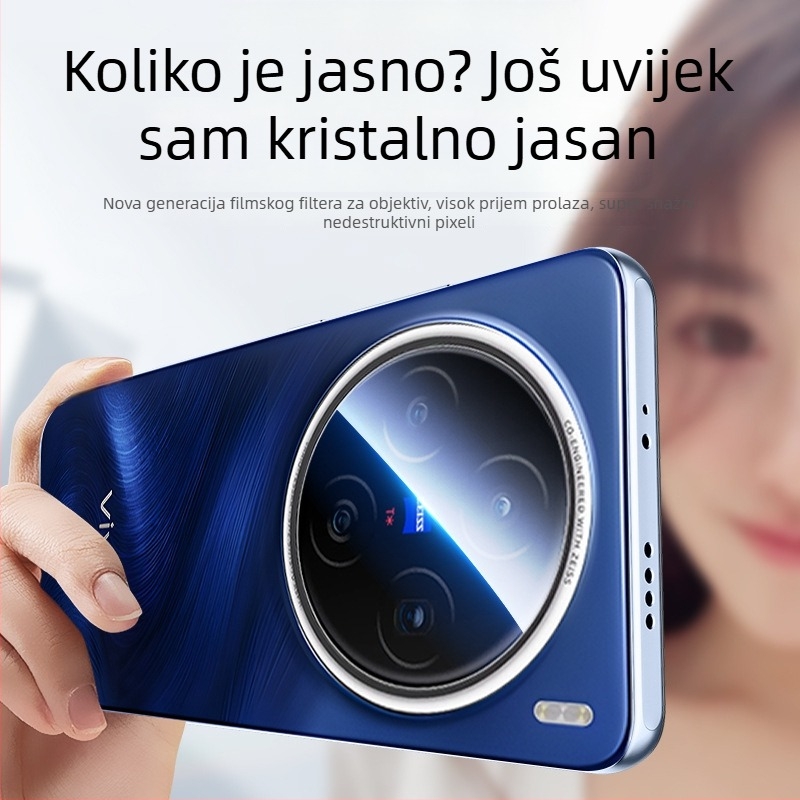 Kaljeno staklo zaštitnik za objektiv kamere za Vivo X200 Pro i Vivo X200 Pro Mini