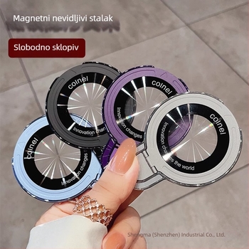 U-Shield magnetski držač za bežično punjenje, sklopiva stražnja naljepnica, MagSafe kompatibilan, kućište od legure, univerzalno