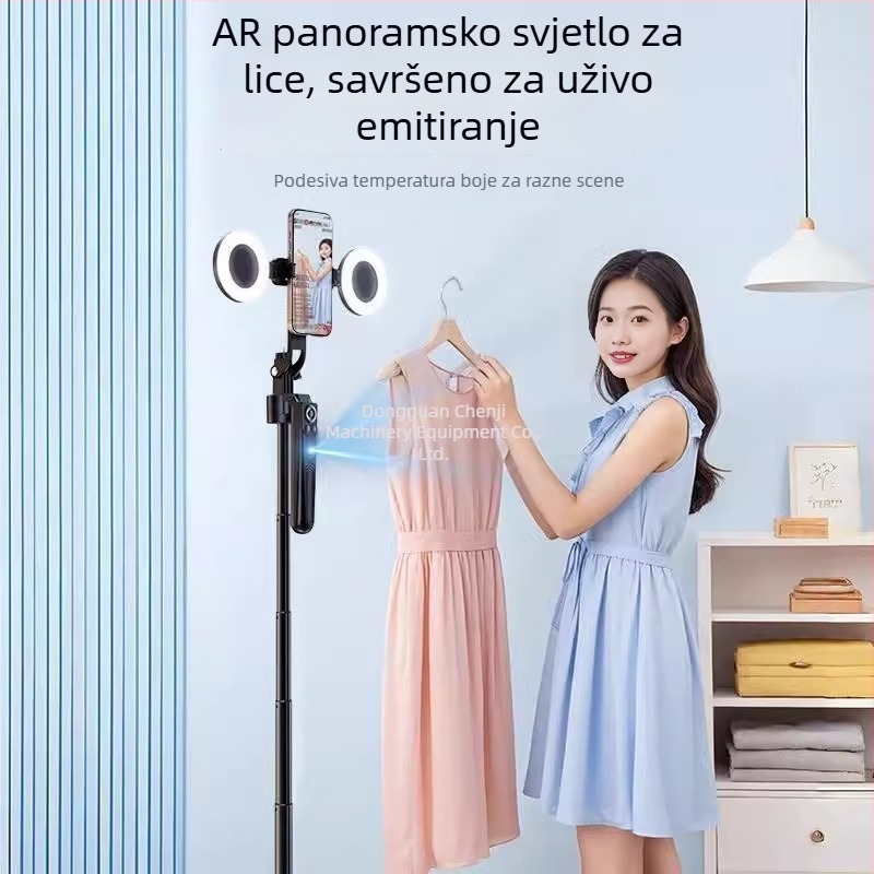 Inteligentni gimbal za selfie štap s 360° rotacijom, karbonska vlakna, daljinski upravljač, stabilizacija protiv podrhtavanja