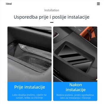 ABS unutarnji dodaci — Zaštita HUD za Wenjie M7/M8/M9, unutarnja dekoracija, Ziwoqi