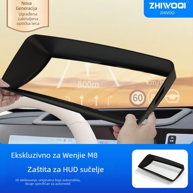 ABS unutarnji dodaci — Zaštita HUD za Wenjie M7/M8/M9, unutarnja dekoracija, Ziwoqi