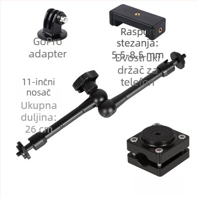 Auto postolje za snimanje i držač telefona u unutrašnjosti vozila, snimanje iz perspektive vozača za uživo prijenos