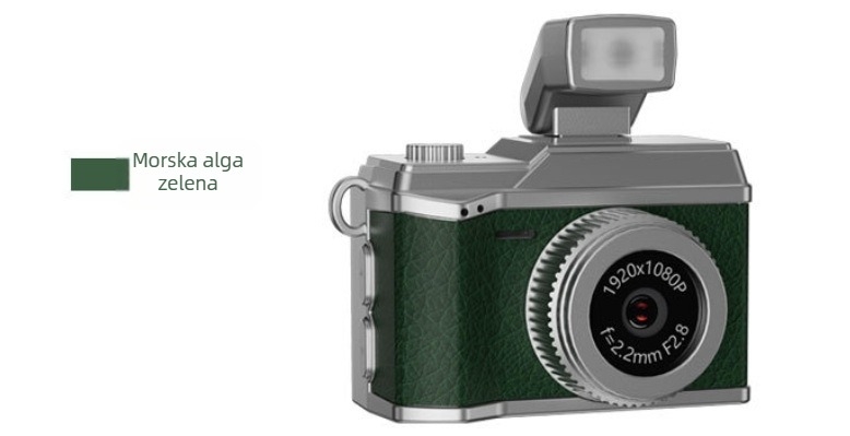 Dječji retro mini digitalni fotoaparat, model S151, 1MP senzor, 0,96 inch LCD, TF kartica, snimanje videa i fotografiranje