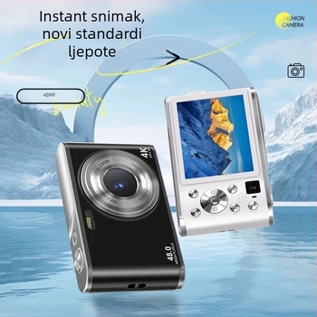 Digitalni fotoaparat s dvostrukom kamerom, autofokus, 3-inčni LCD zaslon, pohrana na TF kartici, snimanje videa