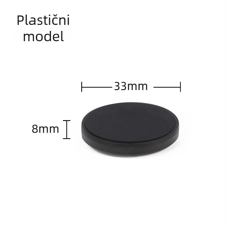 Auto magnetski držač za telefon, aluminijska legura s magnetom od silikona, model D8, mogućnost prilagodbe, kompatibilan s mobilnim telefonima