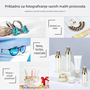 PULUZ PU5042 Soft Light Box – 72W, 5500K, akril, pozadina u četiri boje