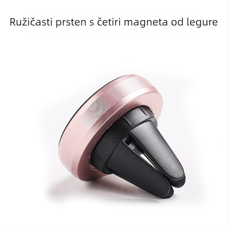 Magnetni držač mobitela za automobil na otvor klima-uređaja, 360° rotacija, univerzalan za sve telefone