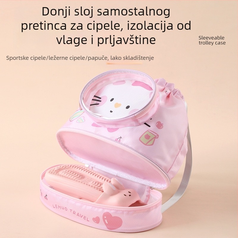 Dječji vodootporni ruksak za plivanje s odjeljkom za suho/mokro, torba za plažu