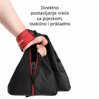 Svak koštanja za prečku i vrećice s pijeskom – Metal, otprilike 1500 g, Zhijie (digital)