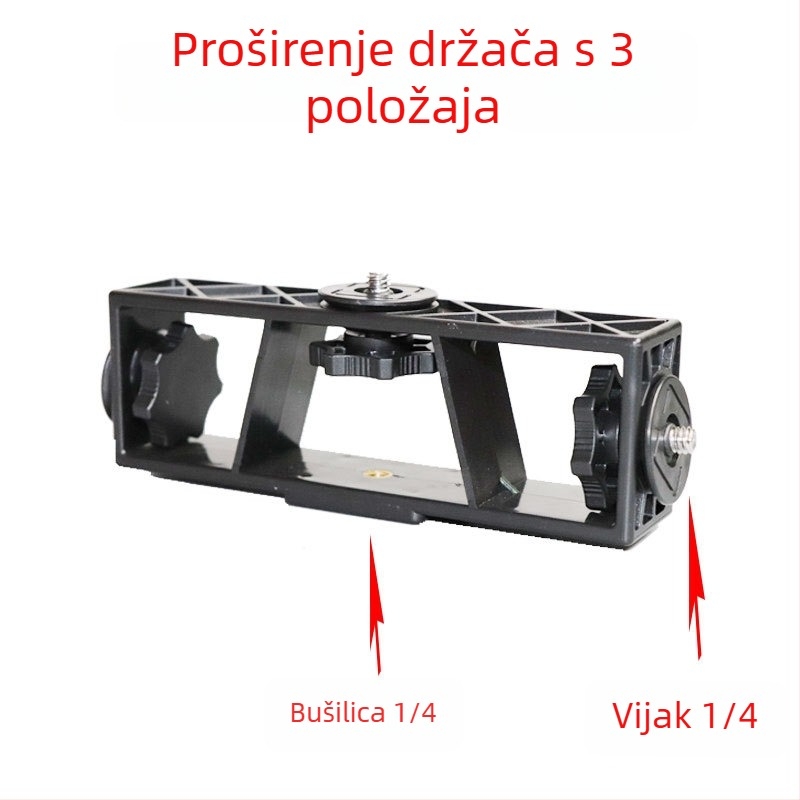 Chi Deshun Držač za mobitel za livestream, dodani stalak, plastični materijal, IP stil, 1/4-inčni navoj
