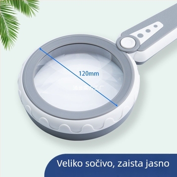 Sank S112 punjivo 60x povećalo za čitanje novina, starijim osobama, pregled telefona i karata, popravke