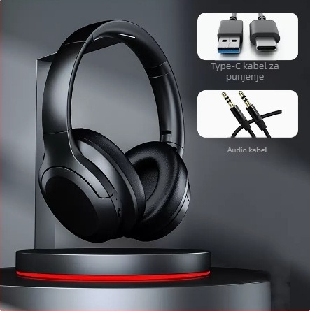 Bežične ANC slušalice za sport i gaming, Bluetooth 5.0, domet 10 m, trajanje baterije više od 8 sati, IPX3 otpornost