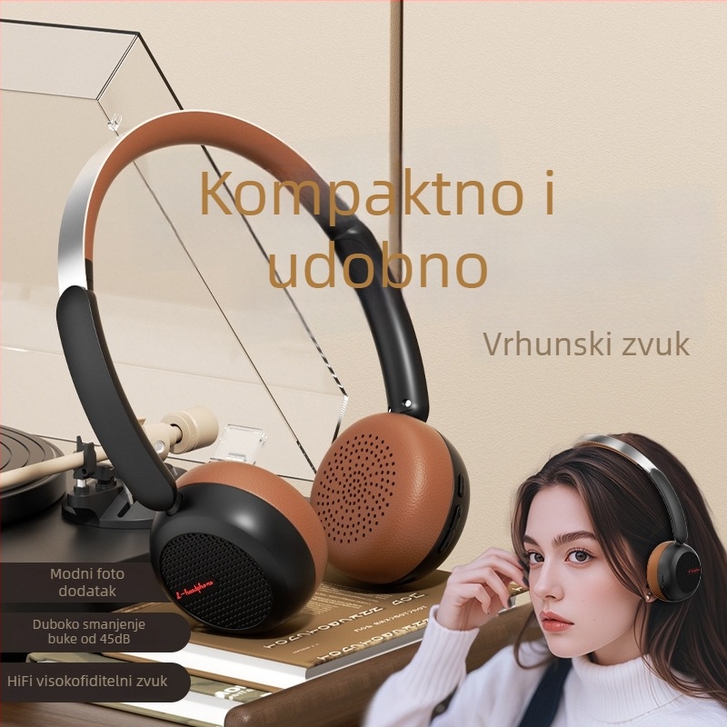 Bežične ANC slušalice za sport i gaming, Bluetooth 5.0, domet 10 m, trajanje baterije više od 8 sati, IPX3 otpornost