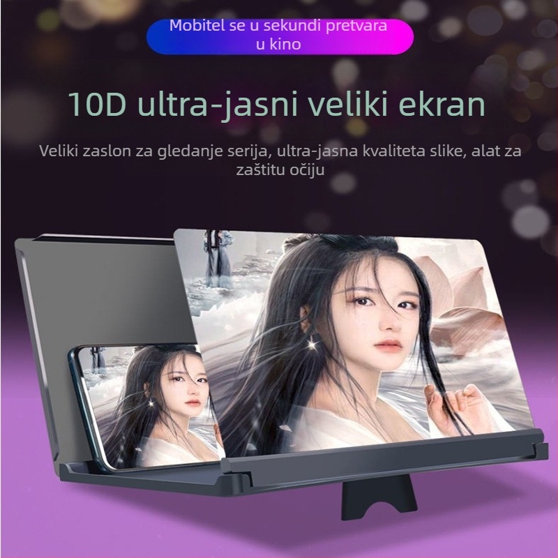 HD povećalo zaslona za telefon, dvostruka orijentacija, zaštita očiju
