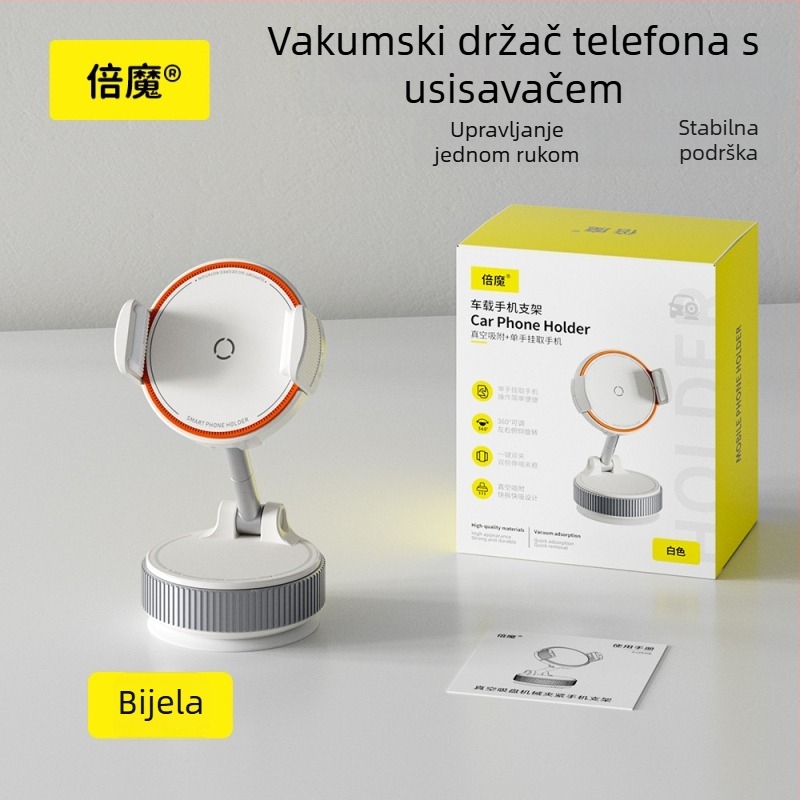Držač za telefon u automobilu od ABS, univerzalna kompatibilnost, funkcija protiv podrhtavanja, 3C certificiran