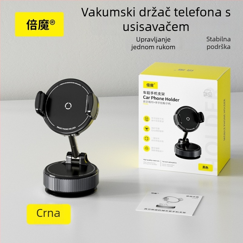Držač za telefon u automobilu od ABS, univerzalna kompatibilnost, funkcija protiv podrhtavanja, 3C certificiran