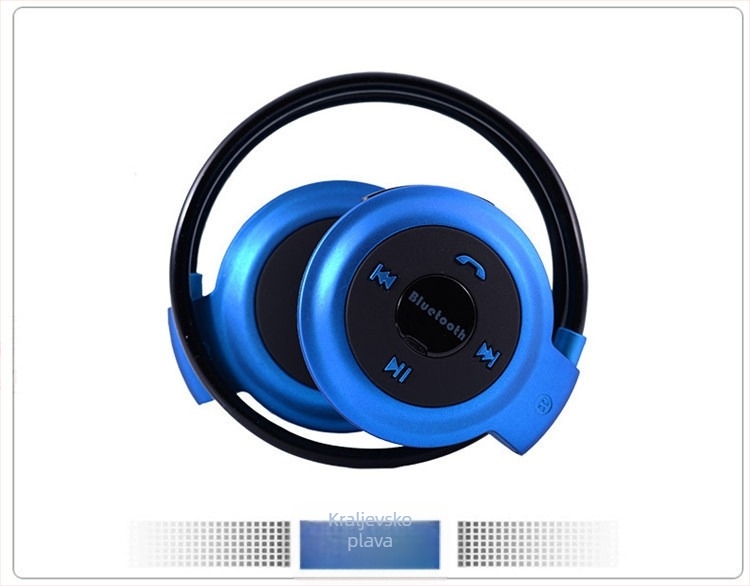 Bežične Bluetooth slušalice za glavu, sklopne, stereo, doseg 10 m, Bluetooth 4.0, trajanje baterije 0–4 h