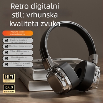 Slušalice - Bežične Bluetooth 1.1, sportski silikonski dizajn na glavi, Huawei čip, vodootporne, trajanje baterije 0–4 h