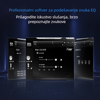 Esports bežične gaming slušalice V9 – 53mm driveri, 20–20k Hz, Bluetooth/2.4G/Wired, 3,5mm priključak, ugrađen mikrofon