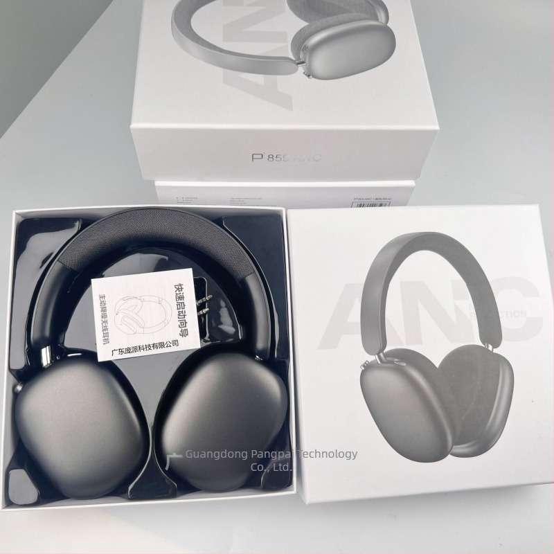 P859 Bluetooth slušalice s aktivnim uklanjanjem šumova, bežične, 40 mm zvučnice, 400mAh baterija, raspon frekvencija 20–20 kHz