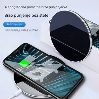 50W Qi bežični punjač brzog punjenja, kompatibilan s Apple, Samsung, Huawei, Xiaomi, OPPO
