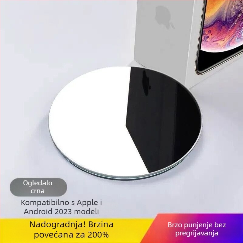 50W Qi bežični punjač brzog punjenja, kompatibilan s Apple, Samsung, Huawei, Xiaomi, OPPO