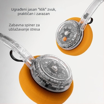 Bežične over-ear slušalice, retro stil, Bluetooth 5.4, domet 10 m, baterija 8+ sati